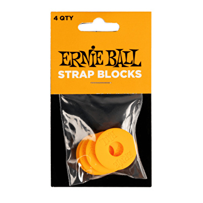 ERNIE BALL P05621 Strap Blocks 4PK Sthb Orange